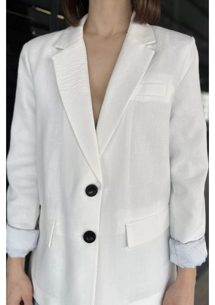 Kadın Astarlı Blazer Ceket P-00016231
