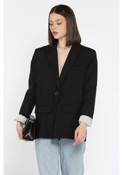 Kadın Astarlı Blazer Ceket P-00016231