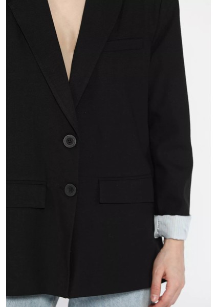 Kadın Astarlı Blazer Ceket P-00016231