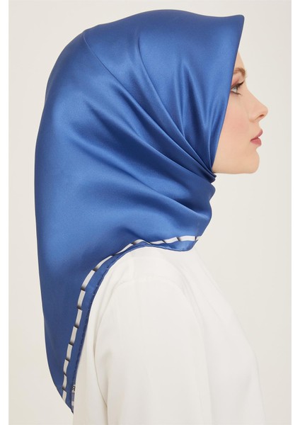 Klasik Desenli Twill İpek Eşarp 24Ya9165 31 37