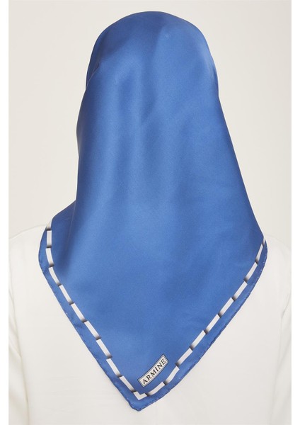 Klasik Desenli Twill İpek Eşarp 24Ya9165 31 37