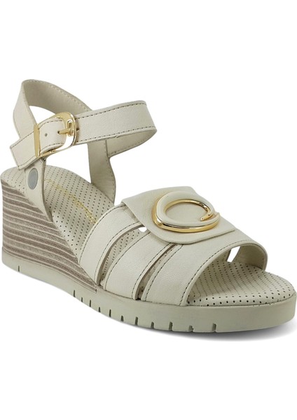 2775 25YS Kadın Günlük Sandalet Kemik