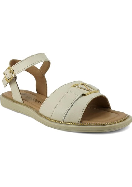 2512203 25YS Kadın Günlük Sandalet Bej