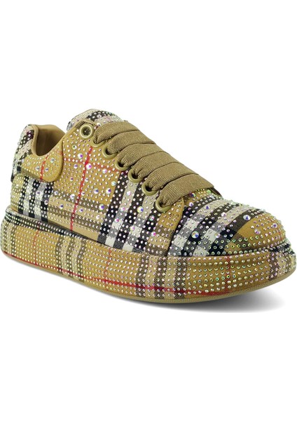451 3 25YA Kadın Sneaker Günlük Ayakkabı Camel