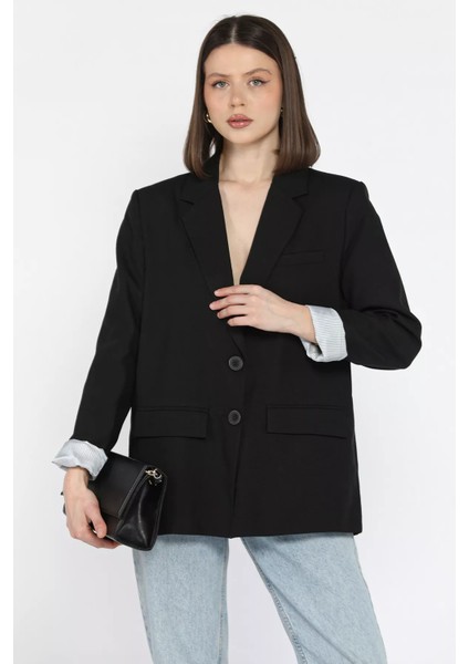 Kadın Astarlı Blazer Ceket P-00016231