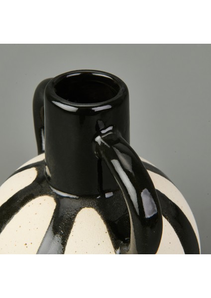 Pottery Vazo - Siyah - 20 cm fırsatları
