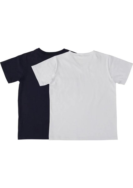 2li V Yaka Basic T-Shirt fırsatları