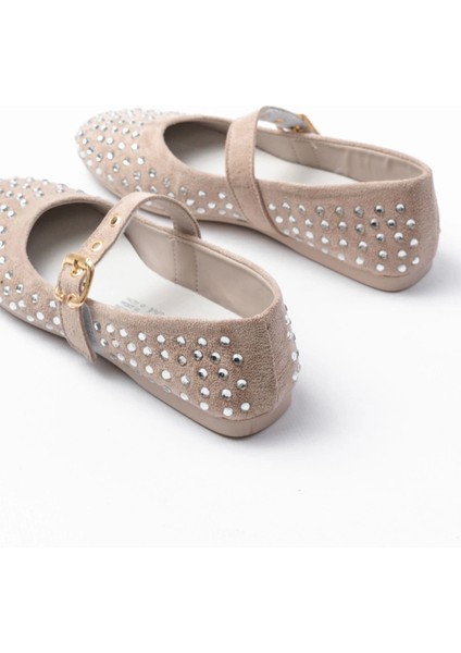 DM-6020 Bej Troklu Baret Tokalı Günlük Kadın Babet fiyatları