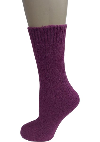 3'lü Set Dikişsiz Renkli Yün Soket Kadın Çorap fırsatları