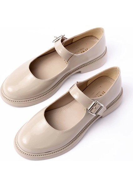 YSN-4444 Bej Rugan Günlük Bayan Ayakkabı modelleri