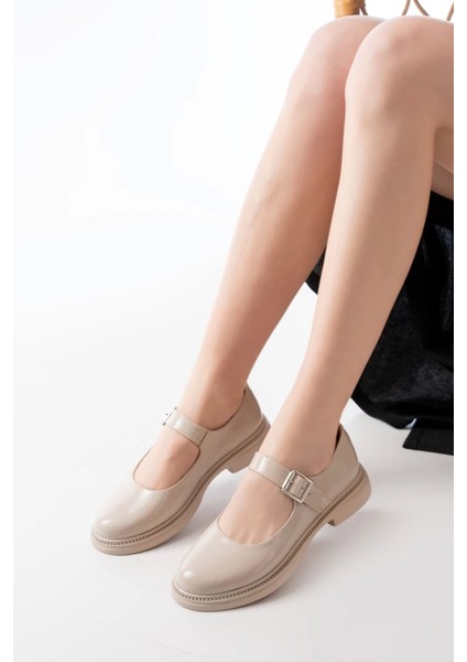 YSN-4444 Bej Rugan Günlük Bayan Ayakkabı indirimleri