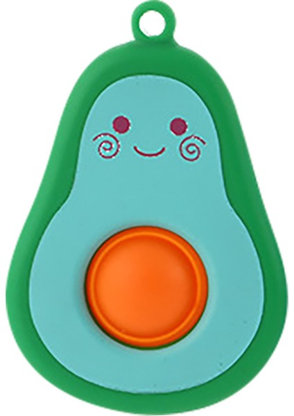 H Tarzı Oyuncak Mmple Dimple Parmak Oyuncak Çocuklar Için Kawaii Ayı Araba Avokado Hediye Basit Dimmer - - (Yurt Dışından)