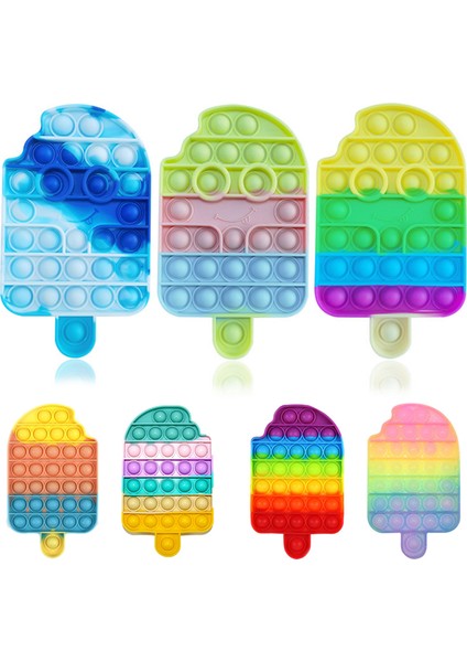 Derin Mavi Tarzı Gradient Dondurma Giderici Patlayan Fidget Oyuncaklar Itiş Kabarcık Kawaii Oyuncak Kız Erkek Çocuklar Için Halloween Doğum Günü Hediyeleri (Yurt Dışından) fiyatları