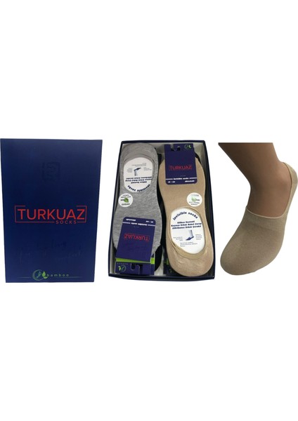 12'li Dikişsiz Yazlık Bambu Erkek Babet Çorap