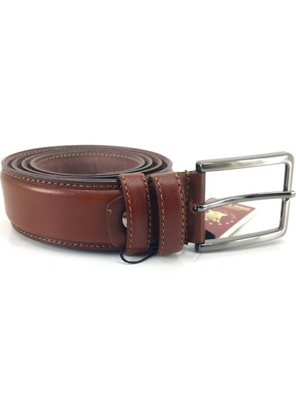 Saraç 1101 24K Erkek Klasik Dikişli Kemer Kızıl Taba fiyatları