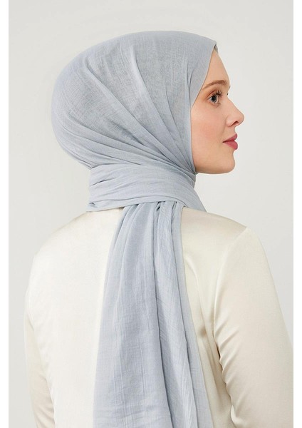 Gümüş Buruşuk Kumaş Hawai Şal fiyatları