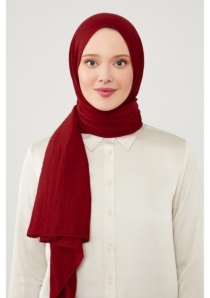Kırmızı Düz Style Şal