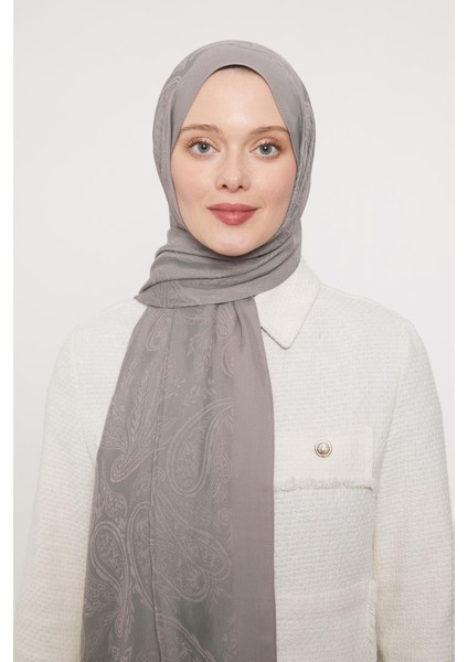 Leylak Hint Desen Grazia Şal