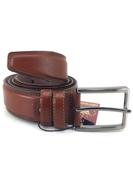 Saraç 1101 24K Erkek Klasik Dikişli Kemer Kızıl Taba modelleri