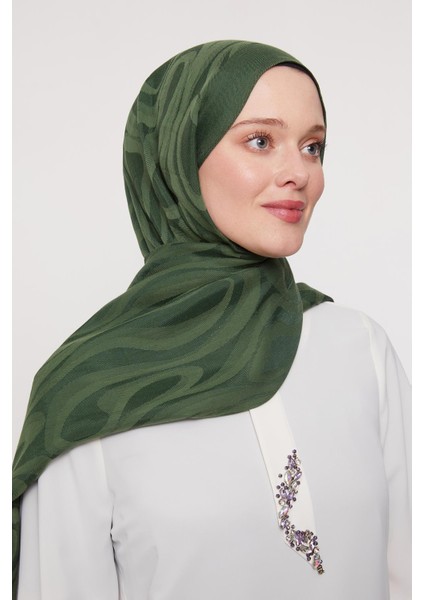 Yeşil Soyut Desen Grazia şal fiyatları