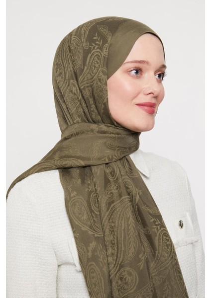 Haki Hint Desen Grazia Şal fiyatları