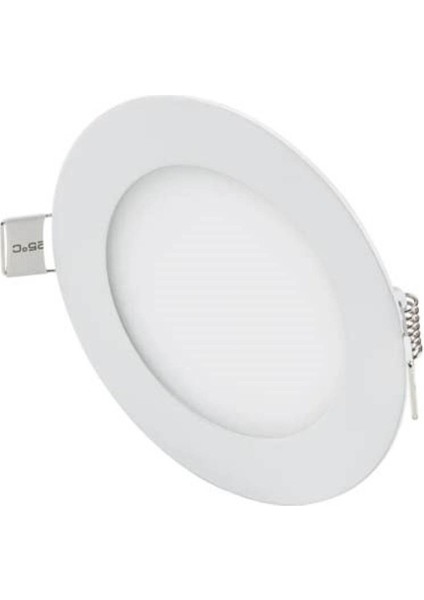 CT-5145B 6W Slim LED Panel Yuvarlak Aydınlatma Armatür Soğuk Beyaz 6400K Işık