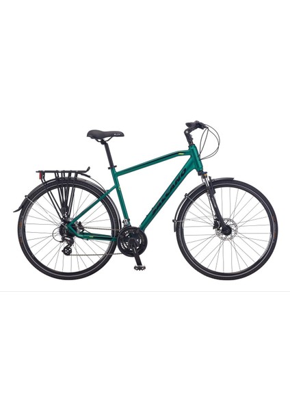 Istanbul 24S Hidrolik Fren 28 Jant Şehir Bisikleti Mat Gri-Siyah-Turuncu 48 cm