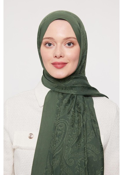 Zümrüt Hint Desen Grazia Şal