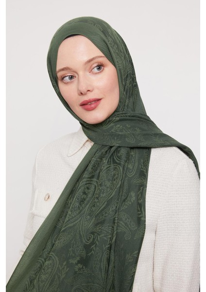 Zümrüt Hint Desen Grazia Şal fırsatları