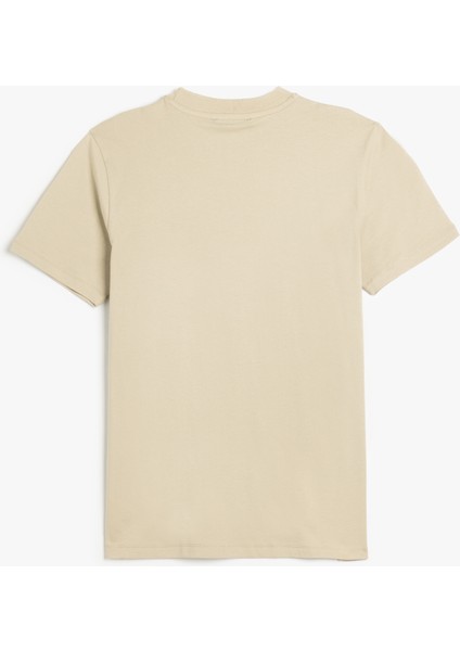 Bisiklet Yaka Pamuklu Kısa Kollu Basic Slim Fit Tişört fiyatları