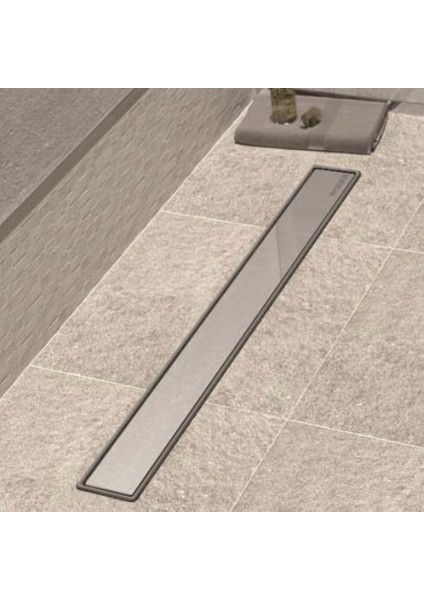 Basic Linear 50 cm Satine Inox Duş Kanalı