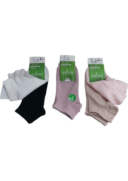 6'lı Kaliteli Kadın Bambu Patik Çorap 36-40 fiyatları