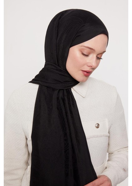 Siyah Hint Desen Grazia Şal modelleri