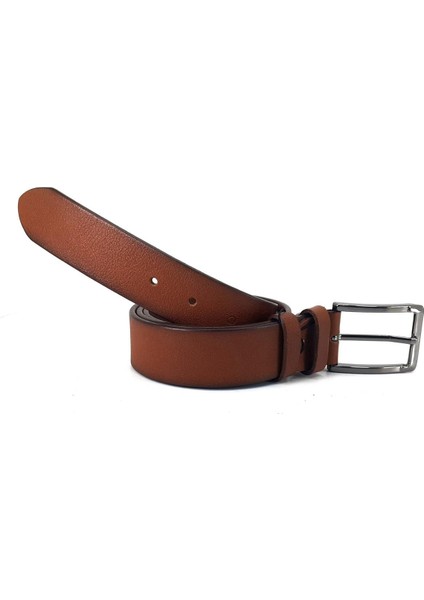 Saraç 1103 24K 3,5 cm Erkek Kot Kemer Taba