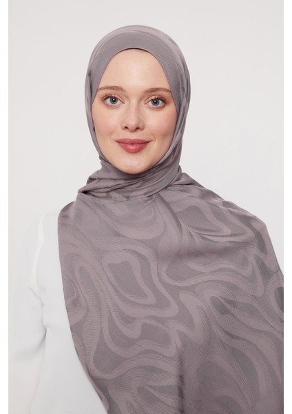 Leylak Soyut Desen Grazia şal