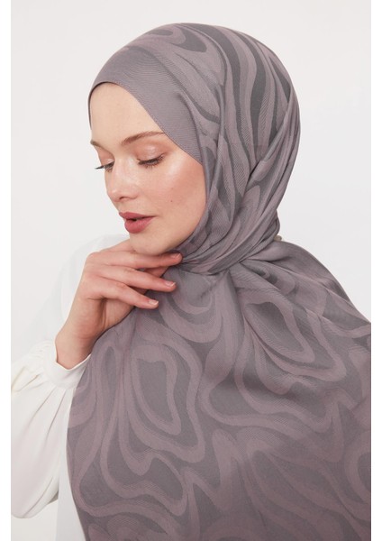 Leylak Soyut Desen Grazia şal modelleri