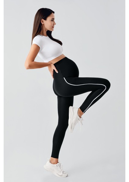 Biyeli Yüksek Bel Esnek Toparlayıcı Hamile Tayt fiyatları