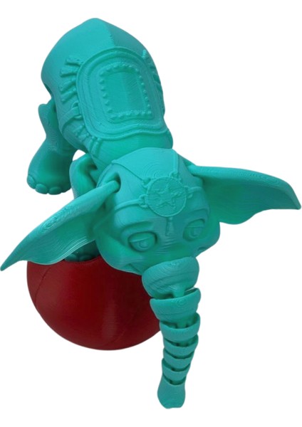 3D Hareketli Oyuncak Sirk Fili Denge Topu Dahil