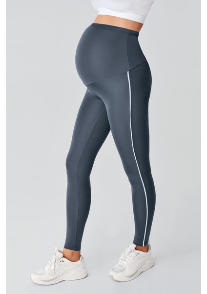 Biyeli Yüksek Bel Esnek Toparlayıcı Hamile Tayt indirimleri