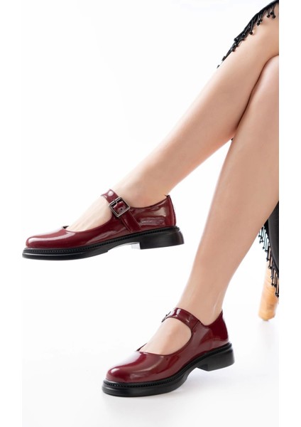 YSN-4444 Bordo Rugan Günlük Bayan Ayakkabı fiyatları