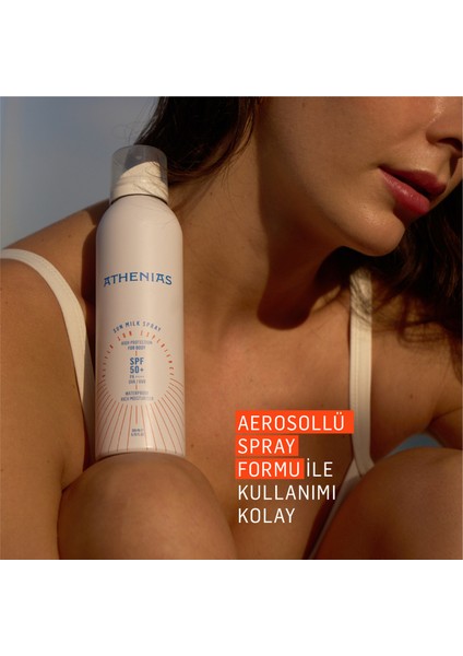 Sun Milk Spray SPF50+ Tüm Cilt Tipleri İçin Uva Uvb Yüksek Korumalı Güneş Kremi 200 ml