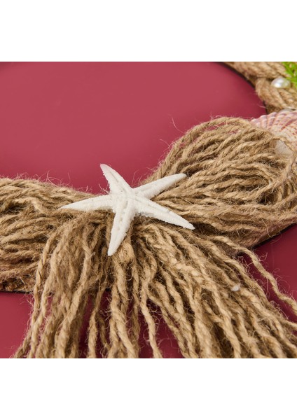 Dekoratif Welcome Starfish Kapı Süsü - Renkli - 30 cm