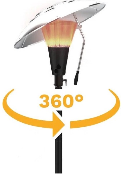 360° Isı Odağı Dış Mekan Isıtıcı - 13KW fiyatları