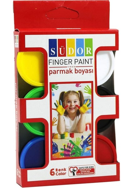 Parmak Boyası 6 Renk 15ML