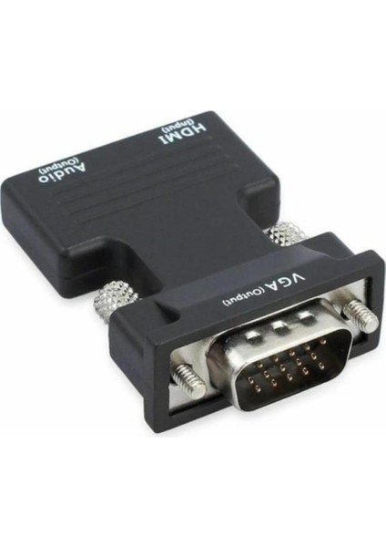Ses Destekli HDMI To VGA Dönüştürücü Adaptör