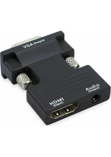 Ses Destekli HDMI To VGA Dönüştürücü Adaptör