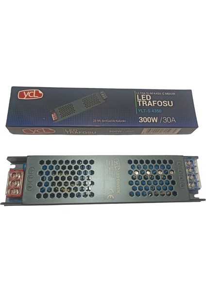 Ycl 12V Şerit LED Trafosu 300W 30A 23 Metre - YLT-S4350