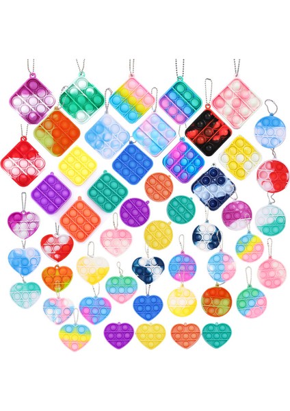 No.25 Tarzı Bulmaca Çözme Oyuncak Parmak Kabarcık Mulicone Pop It Anahtarlık Küçük Kolye Çarkı Doğum Günü Noel Hediyesi (Yurt Dışından) fiyatları
