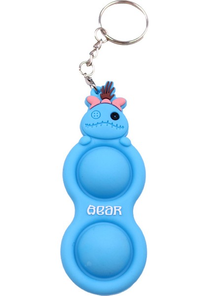 No.21 Tarzı Sevimli Fidget Oyuncaklar Basit Dimple Anime Figürler Dikiş Anahtarlık Sıkıştırılabilir Itme Kabarcık Çocuk Oyuncakları- Brinquedos (Yurt Dışından)
