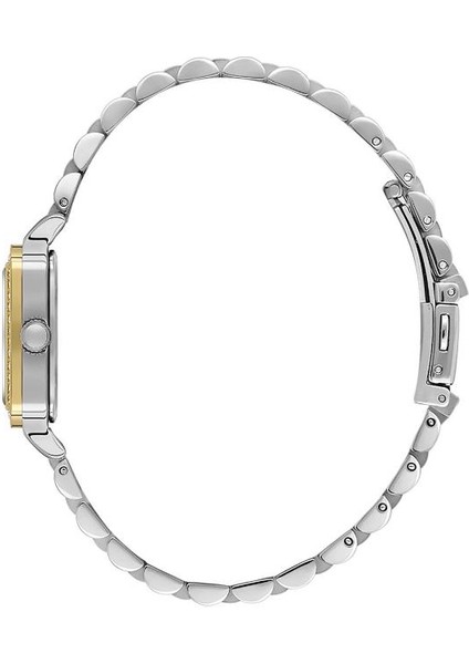 BG.1.10599-4 Kare Kadran Taşlı Tasarım 3 Atm Su Geçirmezlik Metalik-Altın Renk Kadın Kol Saati fiyatları